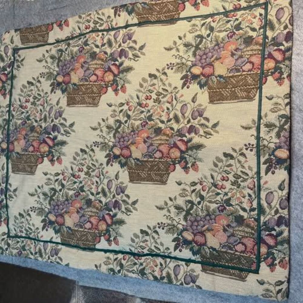 vintage woven tapestry pillow sham